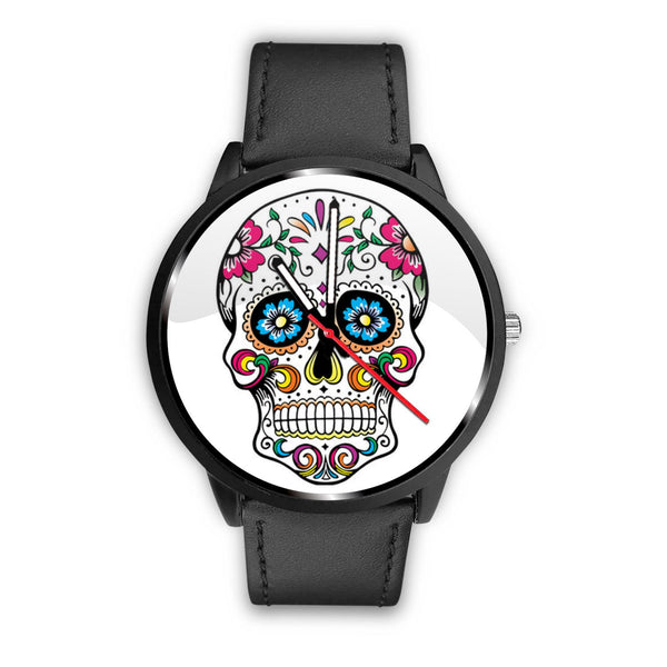 "Skull Multicolor Flowers" Watch