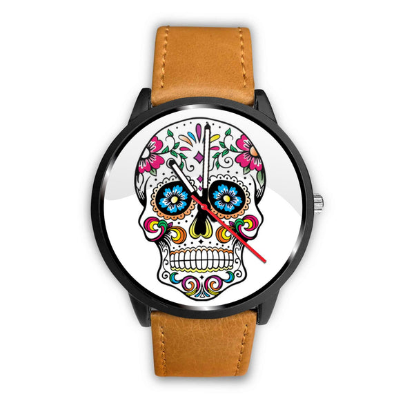 "Skull Multicolor Flowers" Watch