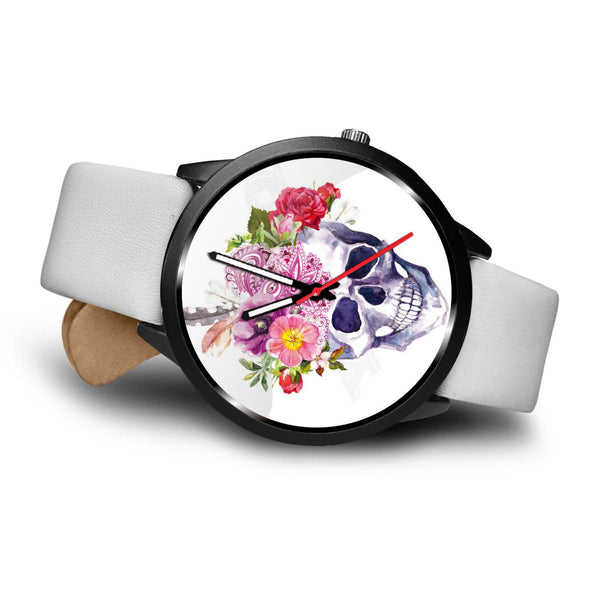 "Cute Skull Flowers" Watch