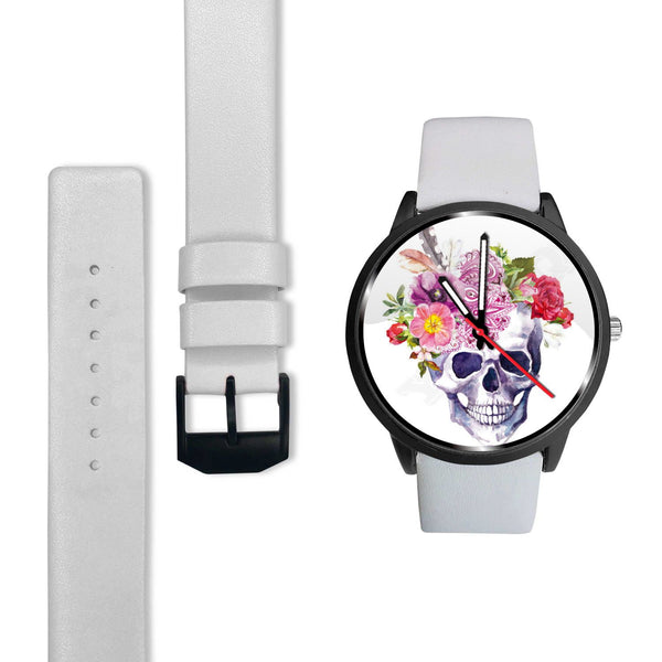 "Cute Skull Flowers" Watch