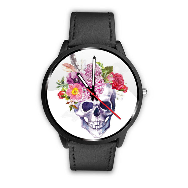 "Cute Skull Flowers" Watch