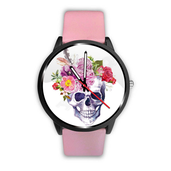 "Cute Skull Flowers" Watch